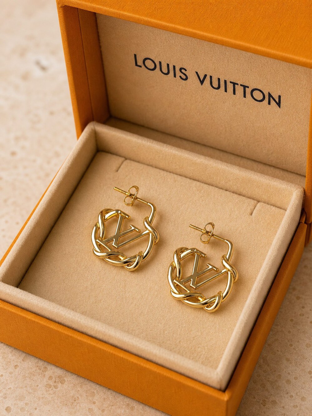 Louis Vuitton Signature Earrings Style 3 | New with Box - Picture 6 of 9